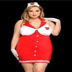 Костюм медицинской сестры Judy XL/XXL - мініатюра 1
