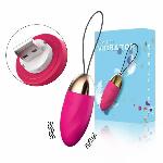 Виброяйцо вагинальное "USB EGG", цвет яркий розовый, 10 режимов вибрации - мініатюра 6