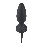 Анальная пробка с пультом и 7 режимами ротации Remote controlled rotating & vibrating plug - мініатюра 5