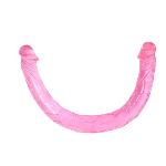 Двойной фаллоимитатор "Double Dong" PINK - мініатюра 3